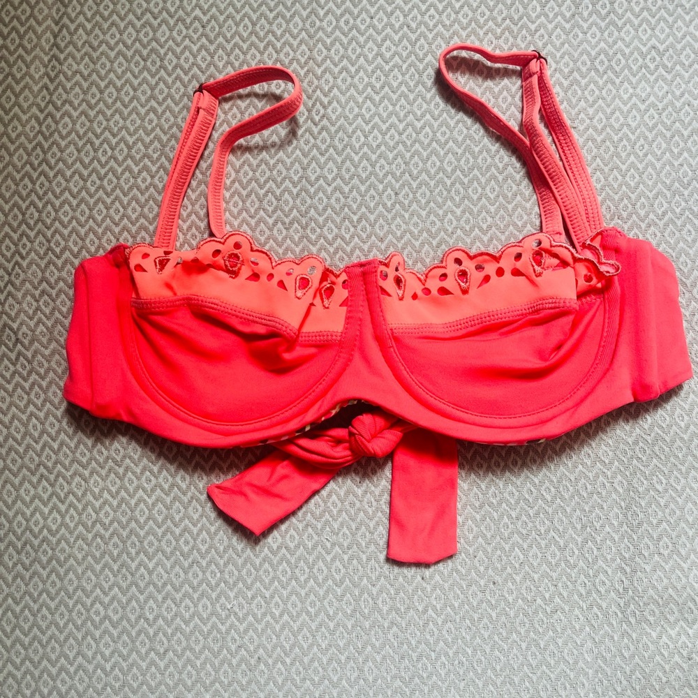 Maaji Embroidered Bikini Top